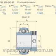 Подшипник YEL205-015-2F John Deere JD9273 A фото