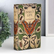 Сейф-книга дерево кожзам “Жизнь насекомых“ 21х13х5 см фотография