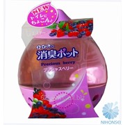 Дезодорант – ароматизатор ST Shoushuu Pot на основе желе для туалета с ароматом Ценная ягода 4901070120277
