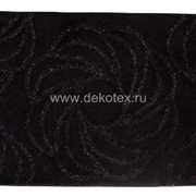Коврик для ванной Confetti из 1-шт 60х100 Alara (030) 18мм черный 1/20 фотография