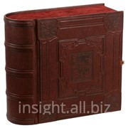 Книга-бар деревянный (натуральная кожа), Art. No 016-07-01-13 фото