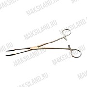 Корнцанг изогнутый 250-260 мм фото