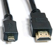 Кабель HDMI-microHDMI Dialog HC-A0518B - CV-0318B black, позолоченые разъемы, в блистере - 1.8 метра