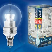 Лампа CRYSTAL серия (Специальная серия для хрустальных люстр) LED-G45P-5W/NW/E14/CL ALC02SL пластик фото