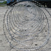 Спиральный барьер безопасности СББ Егоза (спираль Бруно) диаметром 950 мм; Спираль Бруно 950 мм, СББ Егоза фотография