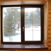 Окна деревянные. фото