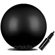 Мяч гимнастический INDIGO Anti-burst с насосом IN002 65 см Черный