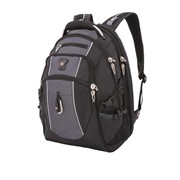 Рюкзак SWISSGEAR, 15, полиэстер 900D/420D/М2 добби, 34x23x48 см, 38 л, черный/серый фото