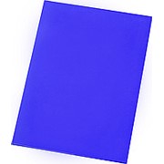 Доска разделочная 500х350х18 синий полипропилен