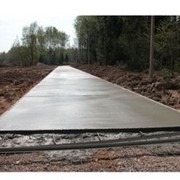 Устройство бетонной основы дороги фото