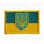 Нашивка Прапор України з тризубом фото