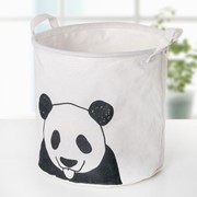 Корзина универсальная «Панда», 30×30×30 см, цвет белый фото