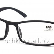 Очки для чтения SOS унисекс модель P 14057 Rubber Black