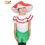 Детский карнавальный костюм “Гриб“, 3-5 лет, рост 104-116 см фотография