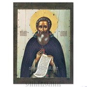 Икона св. прп. Сергий Радонежский, XVII в. фото