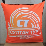 Декоративные подушки с логотипом фото