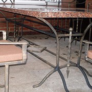 Кованая мебель с элементам и орнаментами для Баров,Ресторанов