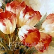 Картина стразами Тюльпаны-2 - 40х50см фотография