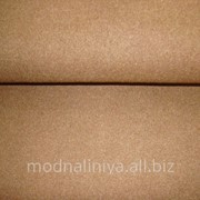 Ткань пальтовая кашемир двухсторонняя (коричневый/бежевый)