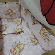 Детское постельное белье в кроватку Мишки спят 9 в 1