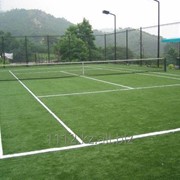 Искусственная трава тартановая для теннисных кортов фото
