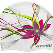 Шапочка для плавания Atemi силикон Цветок PSC414 (Желтый, 414)