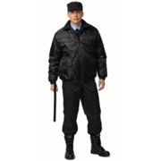 Куртка для охранных и силовых структур Штурм-Люкс короткая, чёрная фото