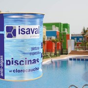 Краска для бассейнов на основе хлоркаучука специально предназначена для покраски бассейнов, емкостей и резервуаров с непитьевой водой и т.д., из бетона, цемента... ISAVAL, Испания 4л - до 32м2 фото