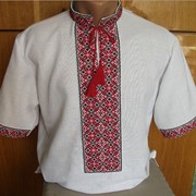 Вышиванка украинская мужская короткий рукав фото