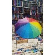 Женский полуавтоматический зонт радуга