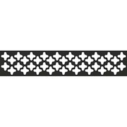 НАБОР НАКЛЕЕК Узор №1 светоотр.плоттер (50х250) цвет серебро (упак 1шт) SKYWAY фотография
