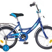 Велосипед NOVATRACK 12", VECTOR, синий, тормоз нож., крылья и багажник хром., #125962