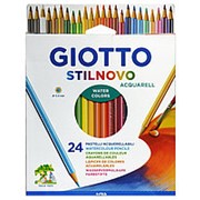 Набор цветных карандашей Giotto Stilnovo Acquarell, 6.8 мм фото