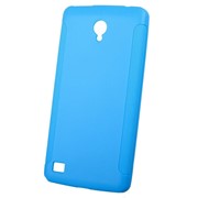 Чехол силиконовый для Higscreen Omega Q голубой фотография