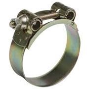 Хомут усиленный тип STBC225 Т-образный болт нержавеющая сталь фото