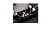 Элитные наборы посеребренных бокалов с золотым декором фото