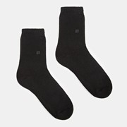Носки мужские махровые, цвет чёрный, размер 25-27 (комплект из 6 шт.) фото