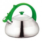 Чайник с зеленой ручкой 2.8 л (3554VC) фото