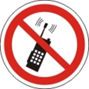 Запрещено пользоваться мобильным телефоном,знаки безопасности фото