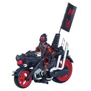 Мотоцикл Черепашки-Ниндзя с уникальной фигуркой Фут-ниндзя фотография