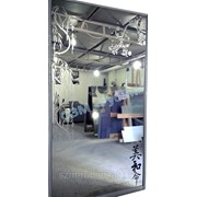 Лазерная гравировка на зеркале образец 26 фото