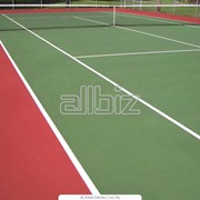 Покрытия резиновые для теннисных кортов фотография
