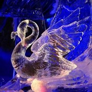 Изготовление художественных ледяных скульптур. фото