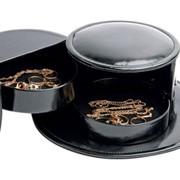 Шкатулка для драгоценностей в виде шляпы-цилиндра фото