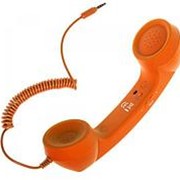 Ретро трубка для смартфона GSMIN Retro (Оранжевый)