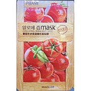 Маска для лица тканевая томат и глутатион от морщин, антиоксидант, пигментация Рibamy, 30 ml