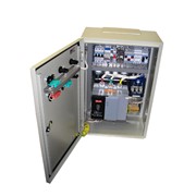 Шкаф управления насосной установкой с устройством плавного пуска двигателя фото