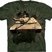 Футболки мужские,3D футболка "Танк M1 Abrams"
