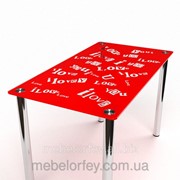 Стеклянный обеденный стол Мия БЦ-Стол фото