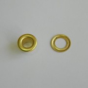 Люверсы стальные №3 (Блочка + кольцо), цвет Золото фото